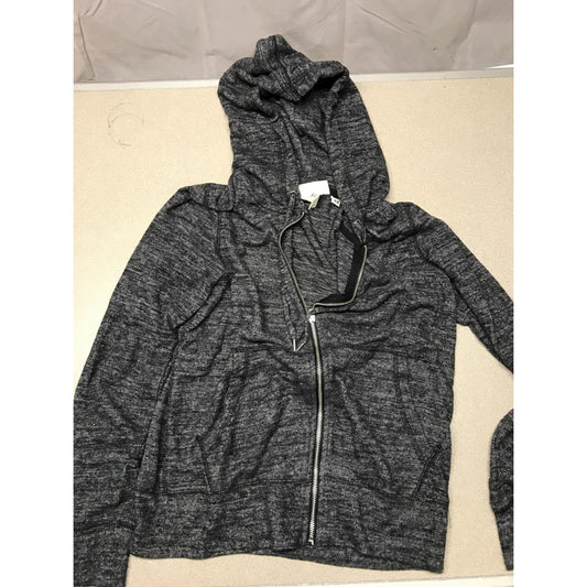 H&M L.O.G.G. Small Thin Zip-Up Hooded Sweater front view