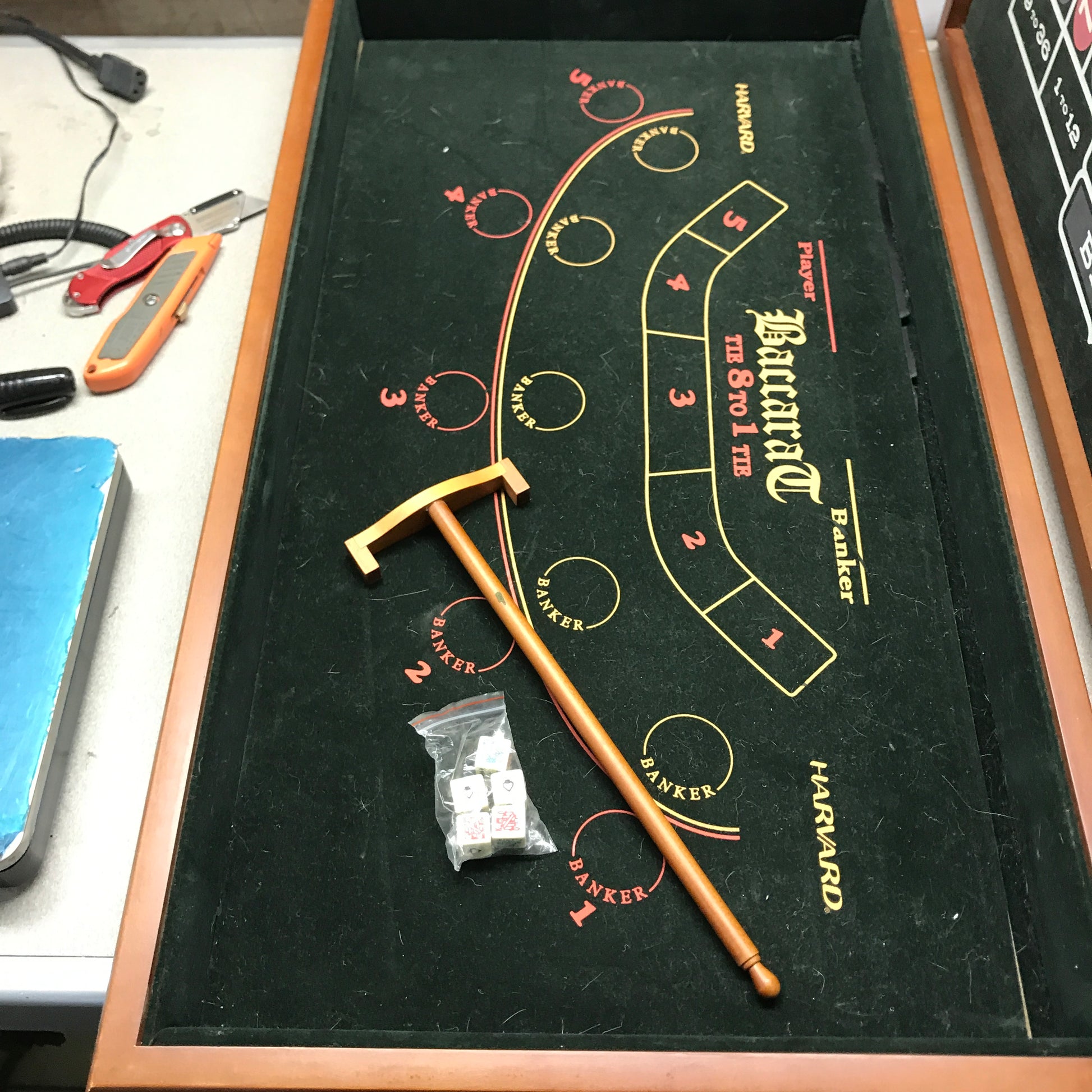 Harvard Muiti-Game Table Model: M01483 25695 Baccarat board