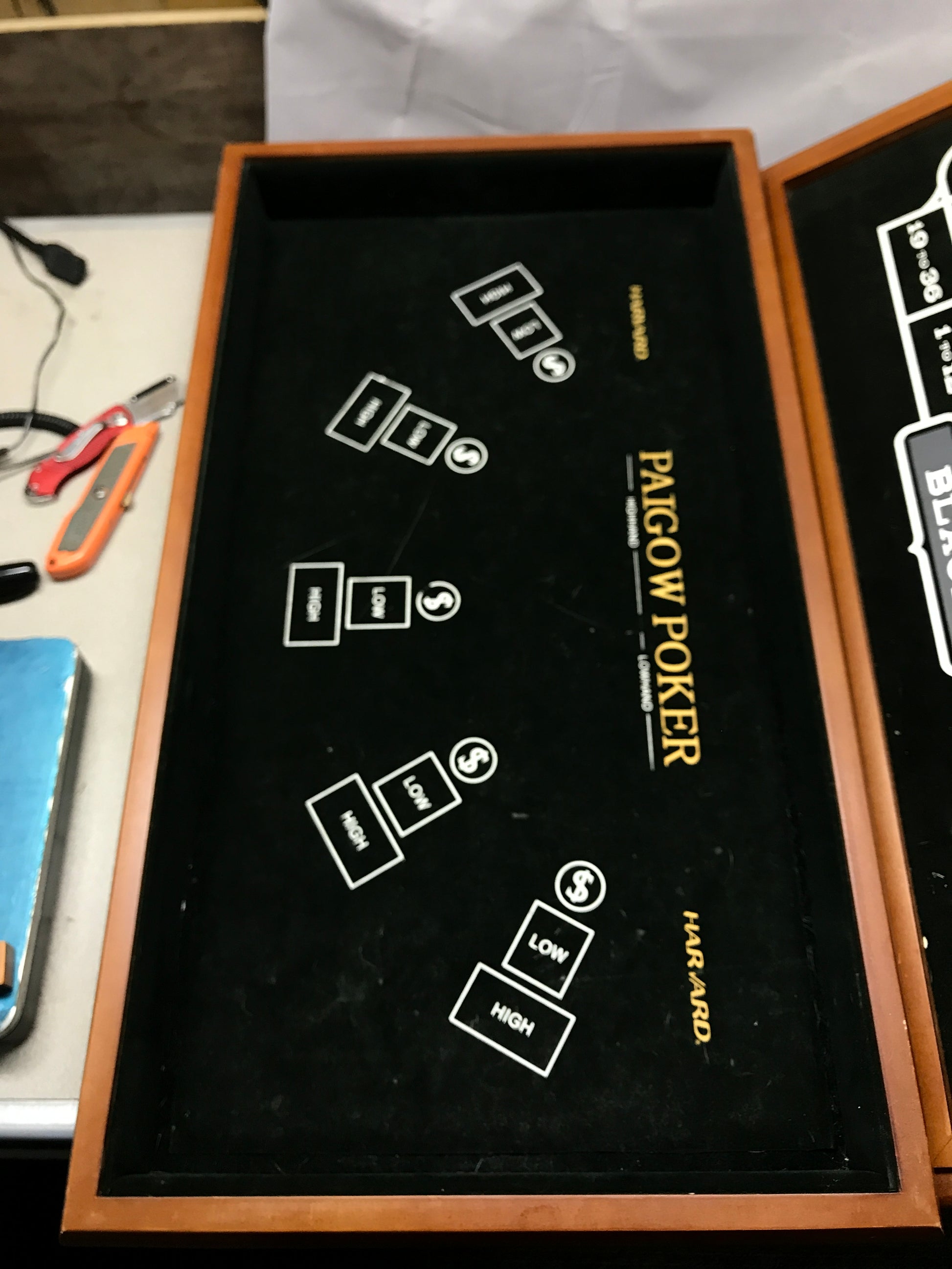 Harvard Muiti-Game Table Model: M01483 25695 poker board