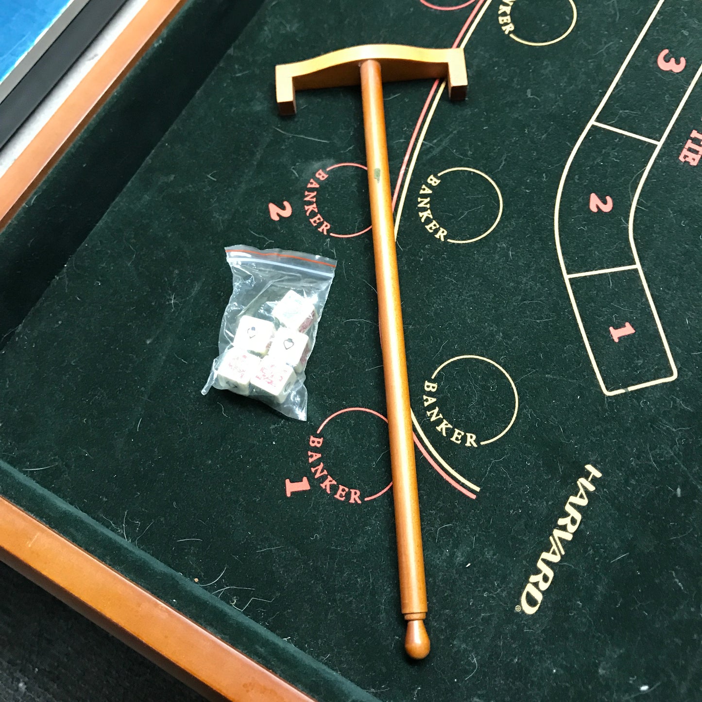 Harvard Muiti-Game Table Model: M01483 25695 dice and dice stick