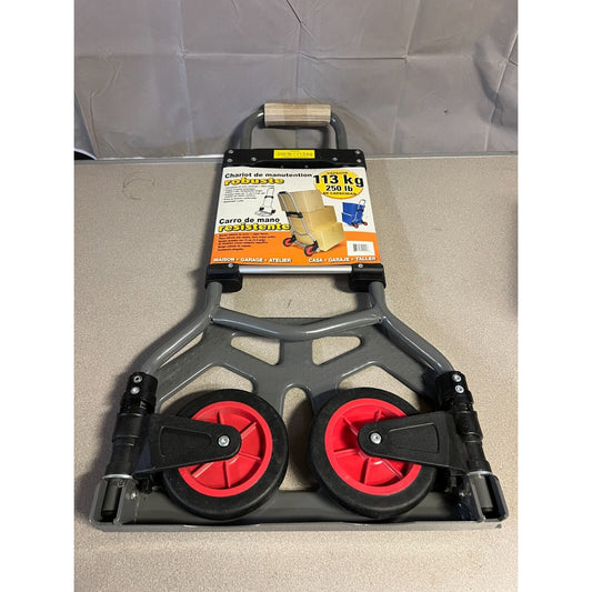 Heavy Duty Foldable Hand Truck 250lb (113kg) Capacity  folded in package