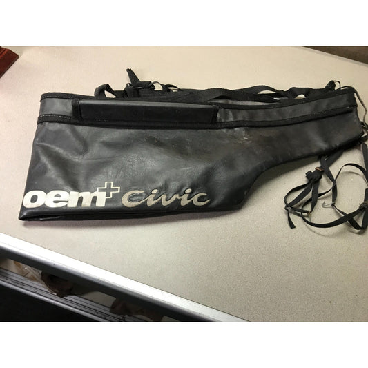 Honda Civic Front Bumper Guard Black front view