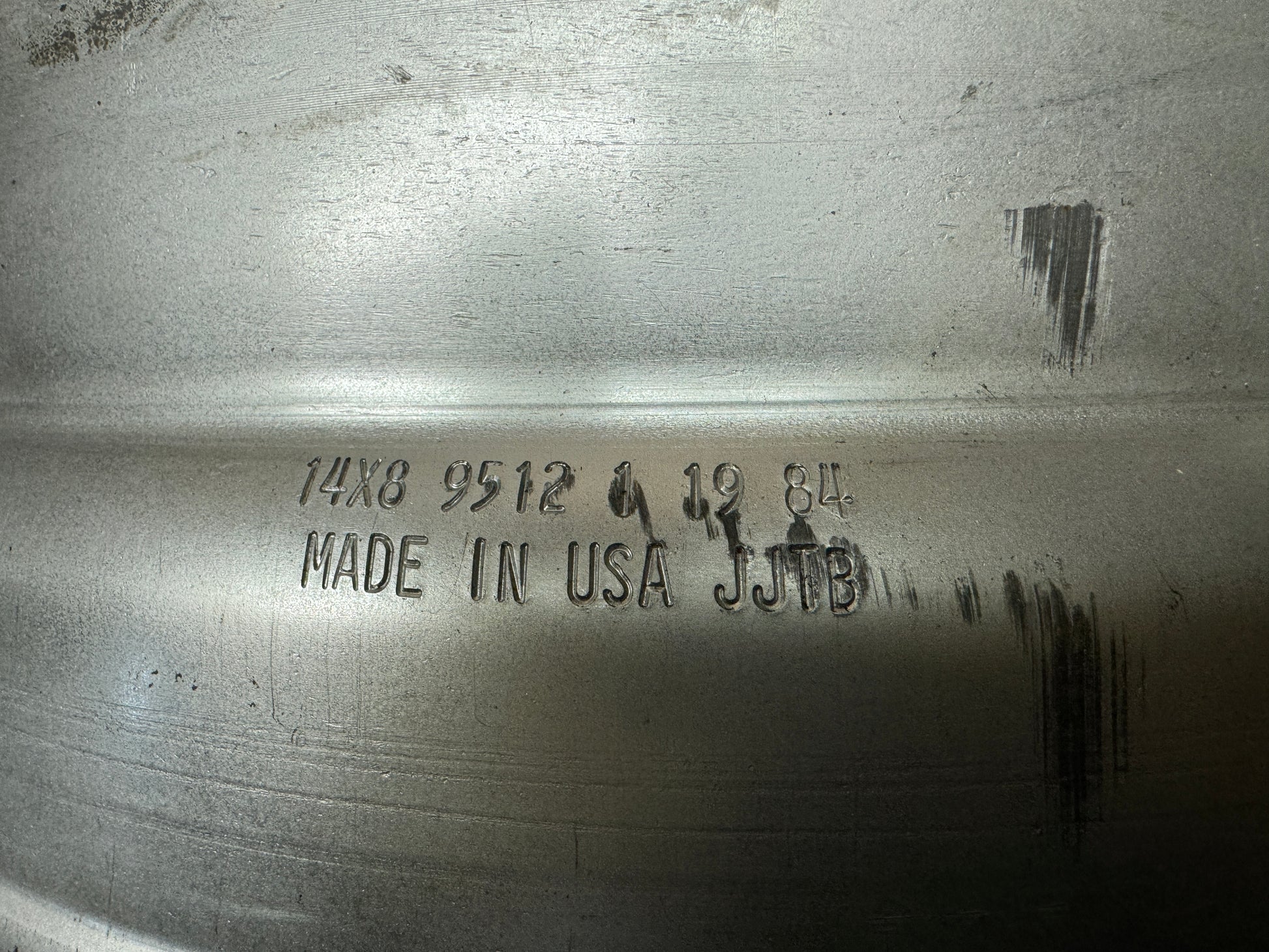 Keystone Klassic 14x8 9512 JJTB Muscle Car Chrome Rims - Used Mfg detail