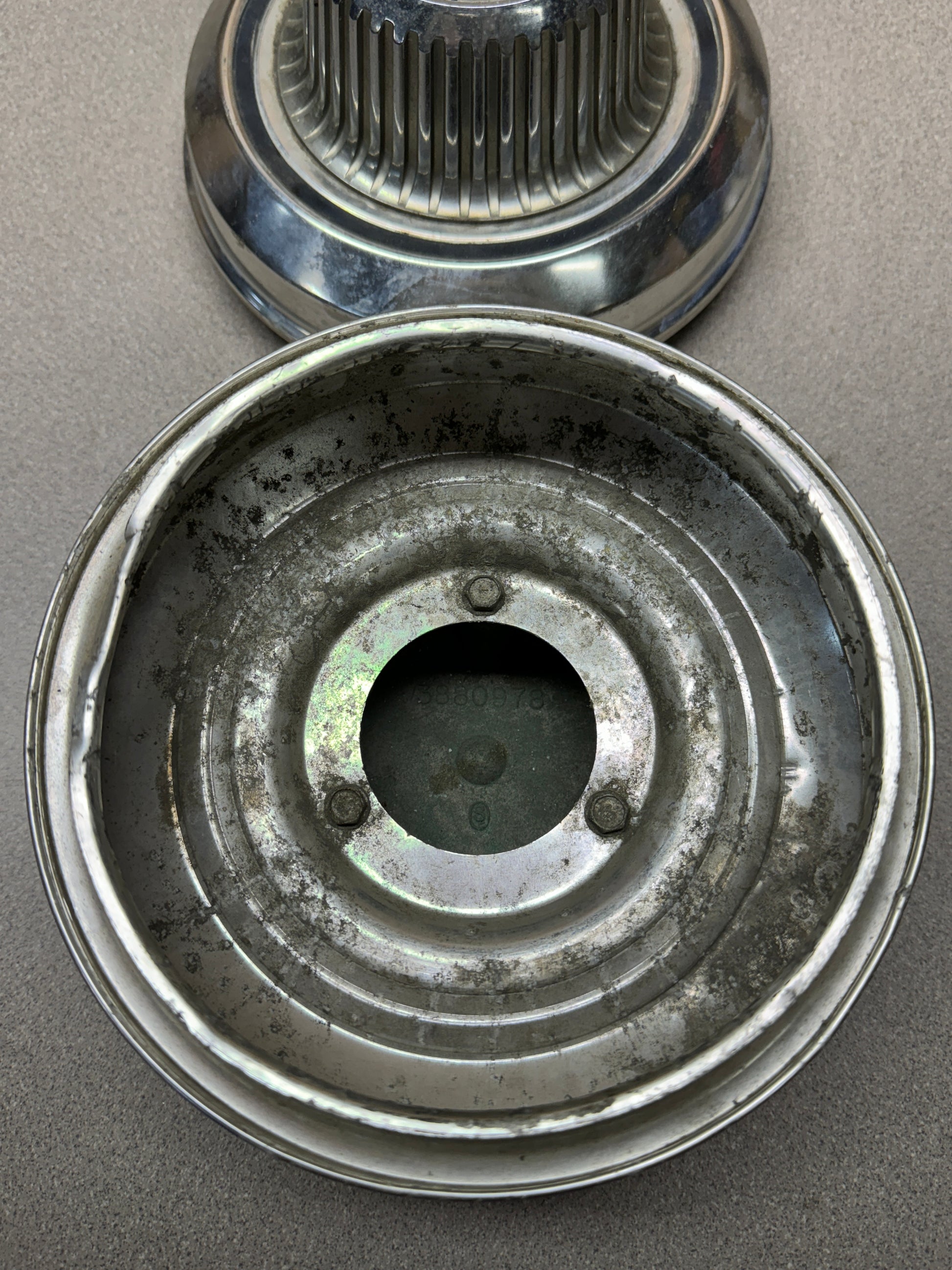 1978 Chrysler 300 Chrome Center Caps - Lot of 2