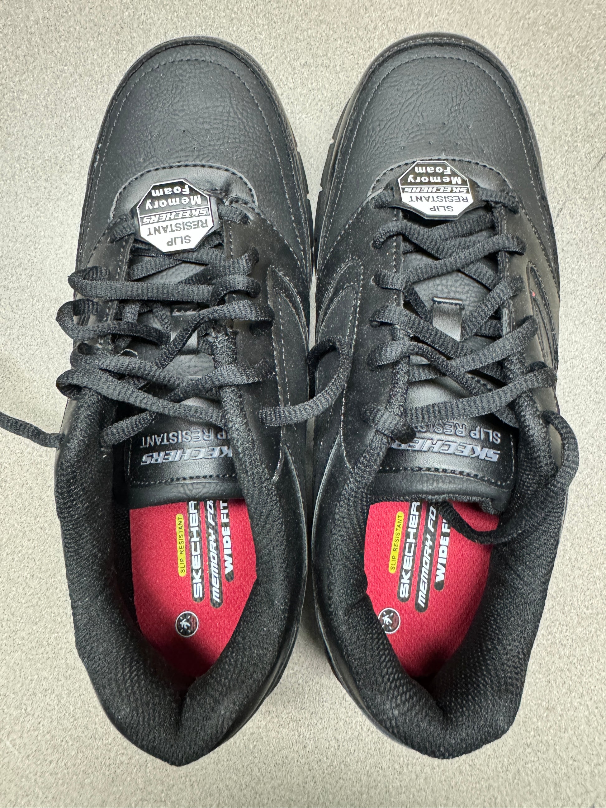 Skechers Wide Fit Memory Foam - Women's Size 9, 77235W/BLK
