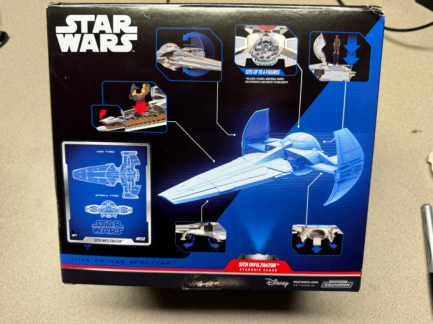 Star Wars Micro Galaxy Squadron Sith Infiltrator