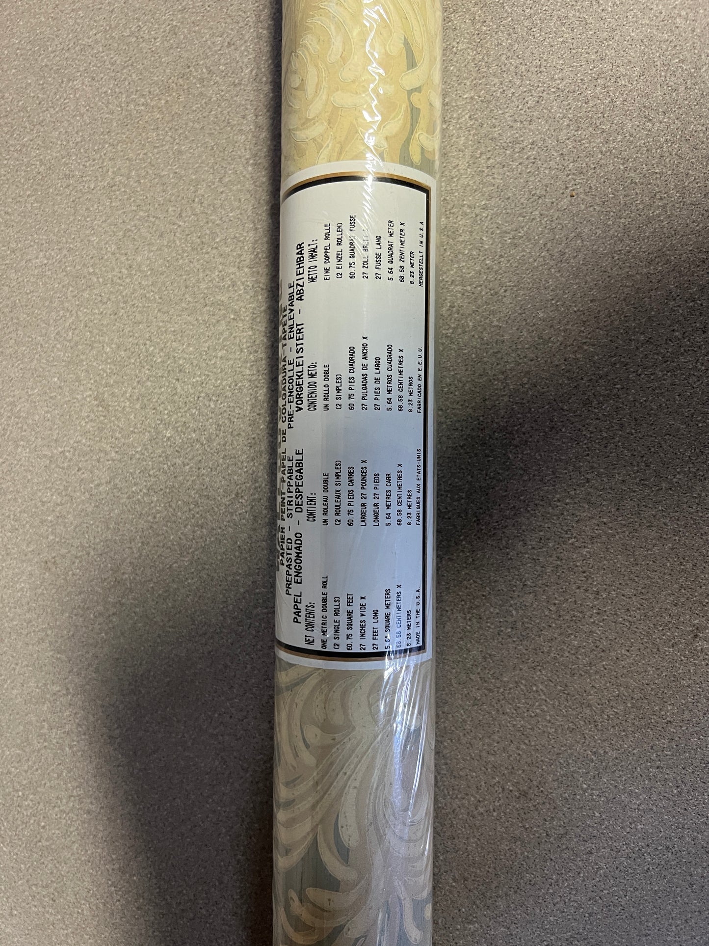 Eisenhart Wall Covering Paper (covers 60.75ft) (Lot of 9) (green background)