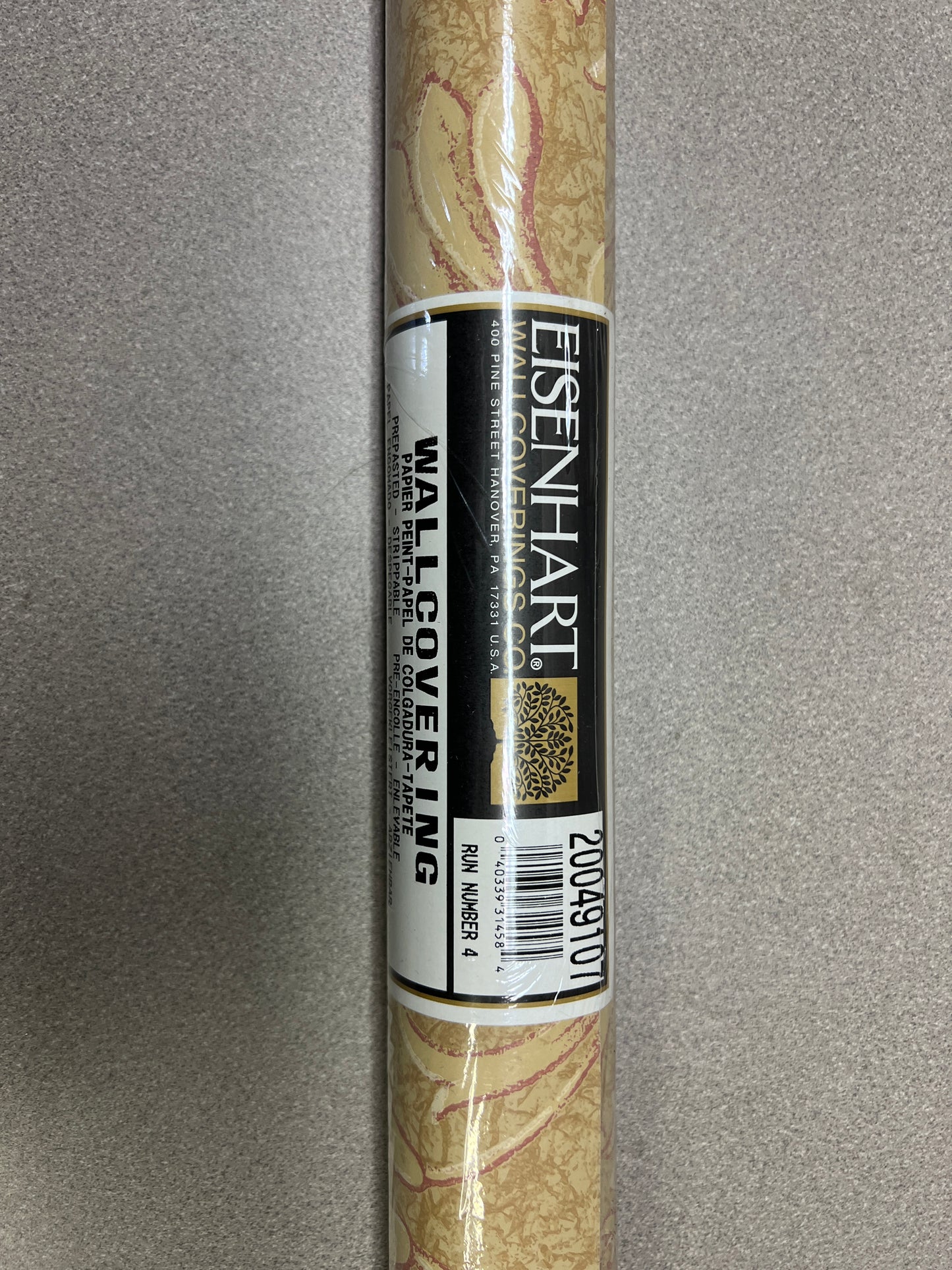 Eisenhart Wall Covering Paper (covers 60.75ft. (Lot of 2) (Beige background) label