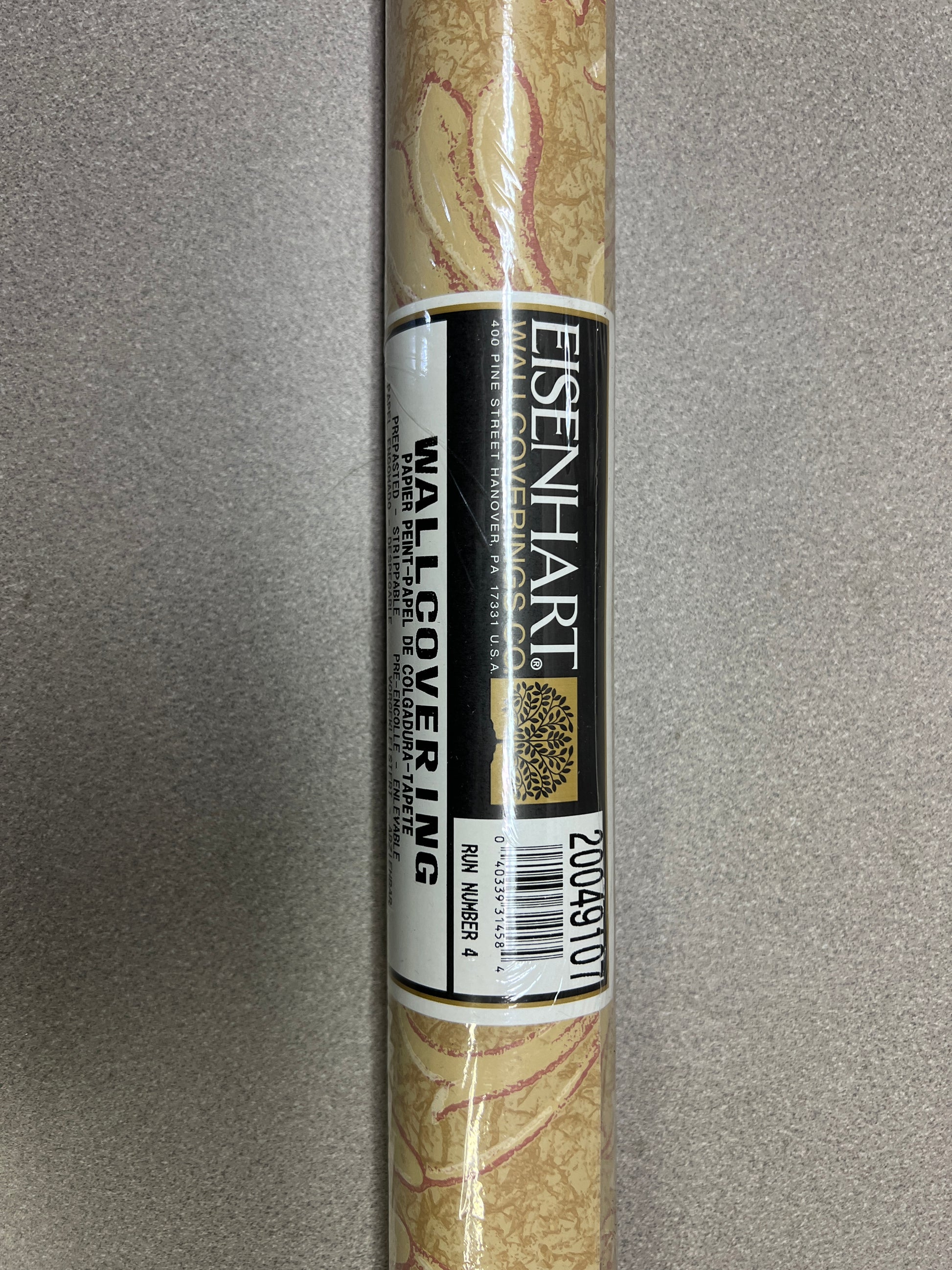 Eisenhart Wall Covering Paper (covers 60.75ft. (Lot of 2) (Beige background) label