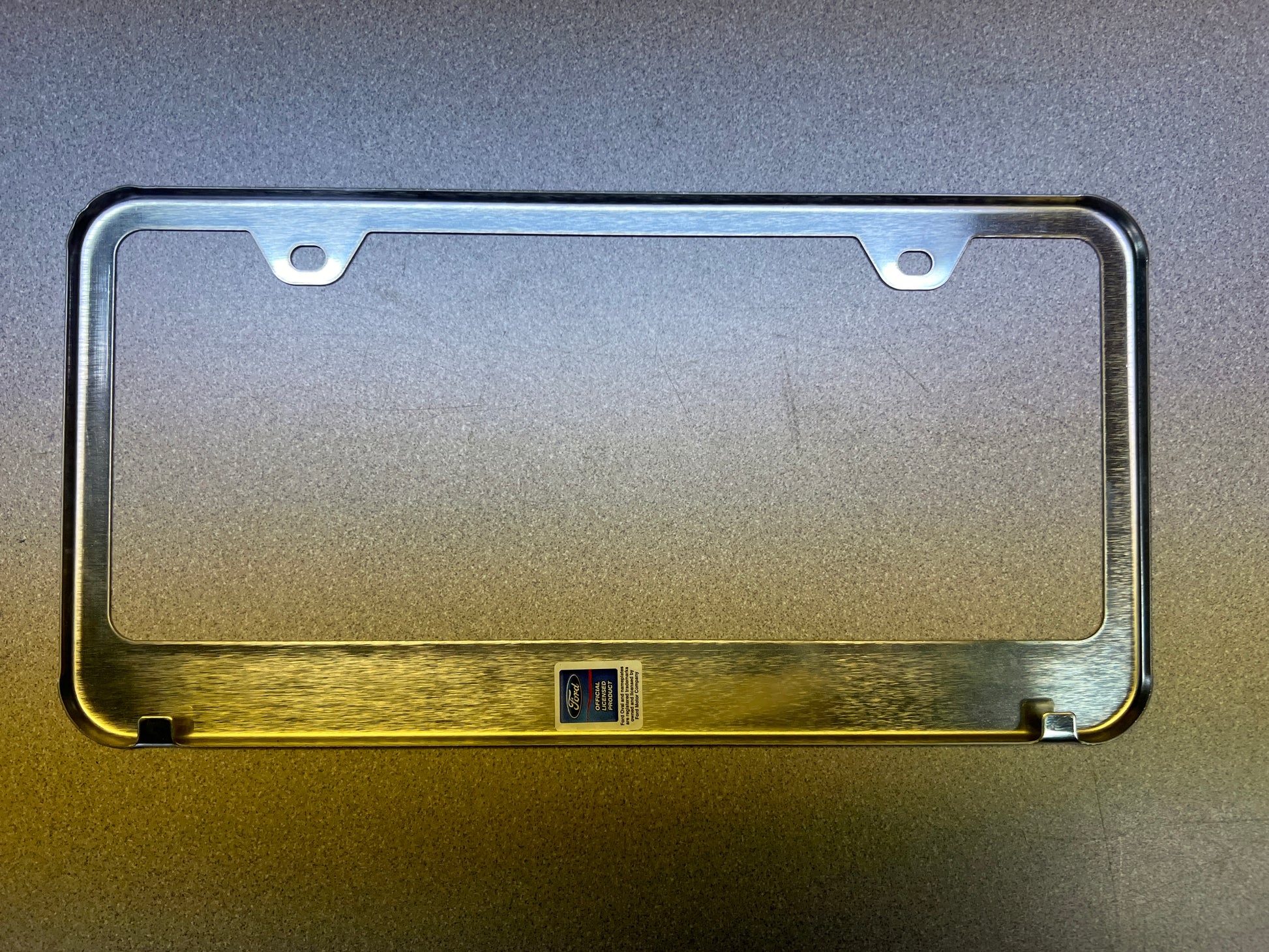 Eurosport Daytona H.P. / Mustang License Plate Frame (Chrome) Front