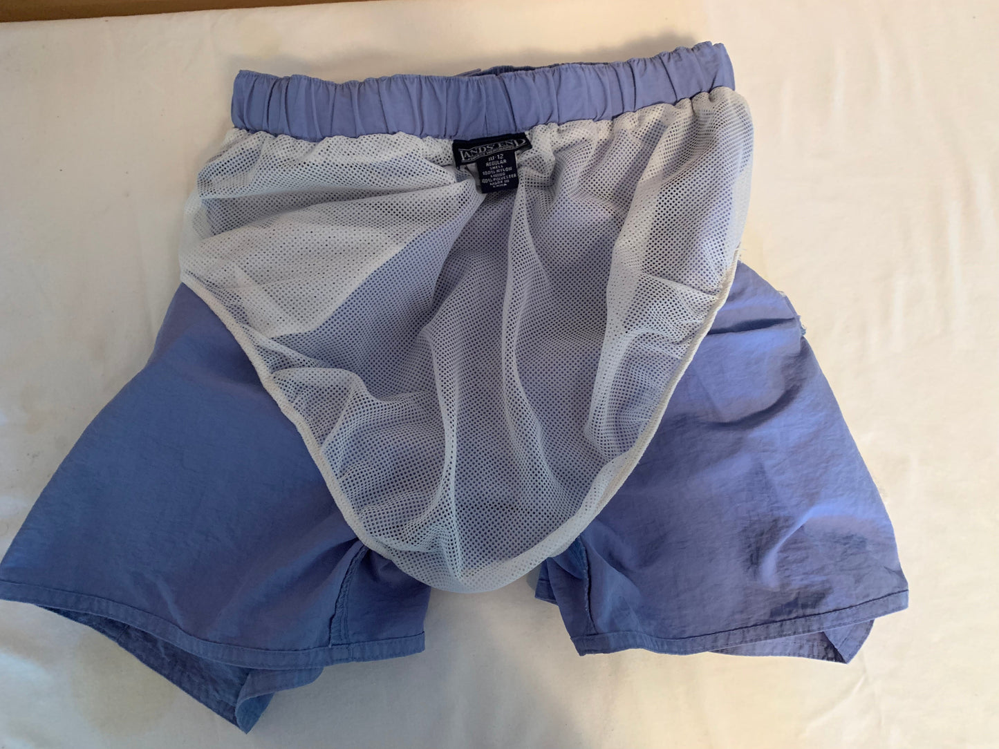 Lands End 5" Womens Belted Hiking Shorts Size 10-12