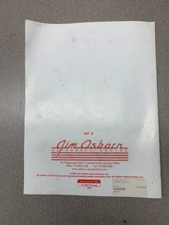 1973 Mustang Original Wiring Diagram Manual back cover