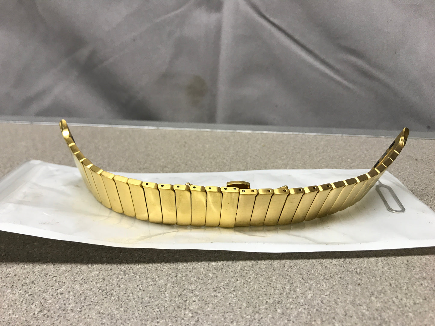 Gold Apple Watch Strap 7in - side view