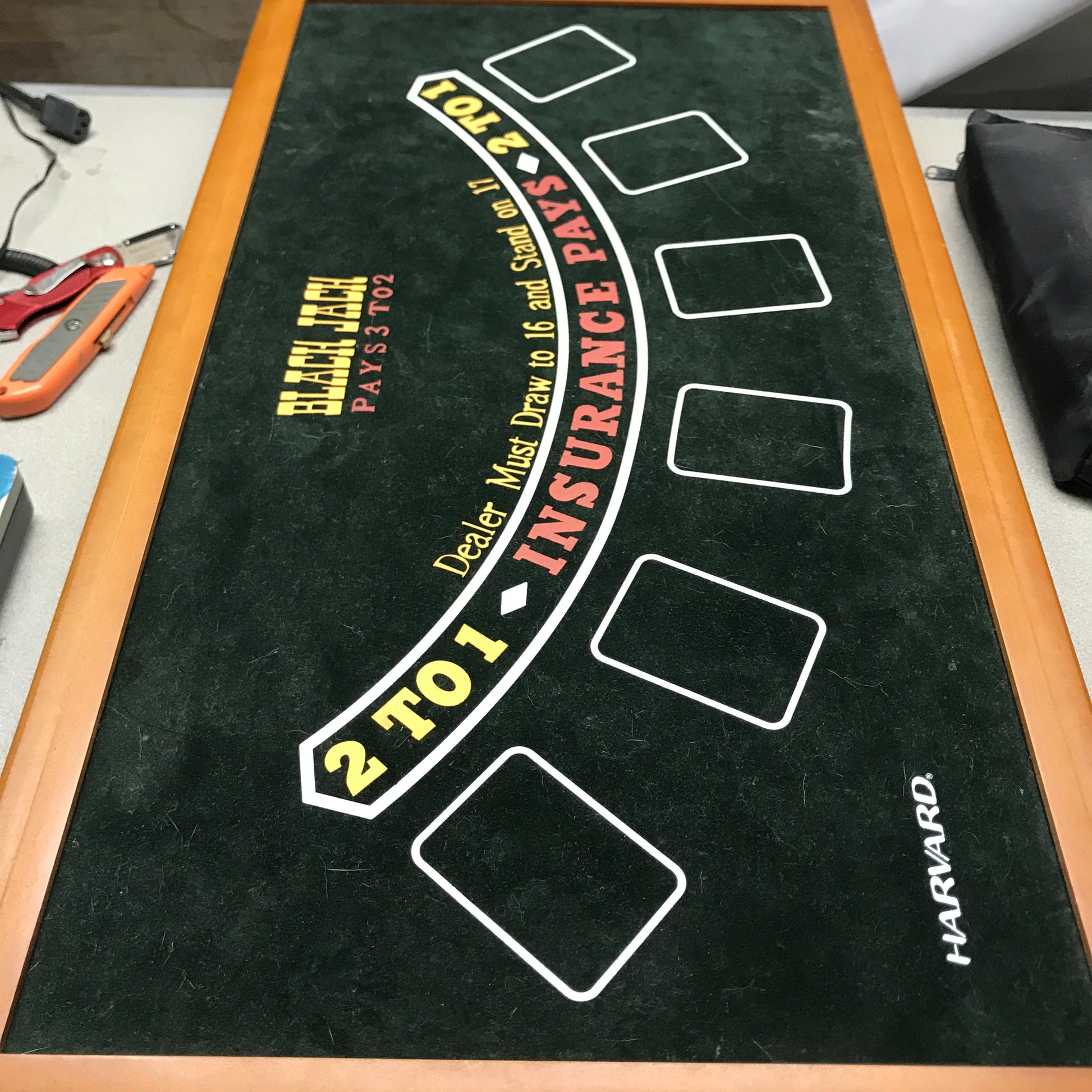 Harvard Muiti-Game Table Model: M01483 25695 black jack