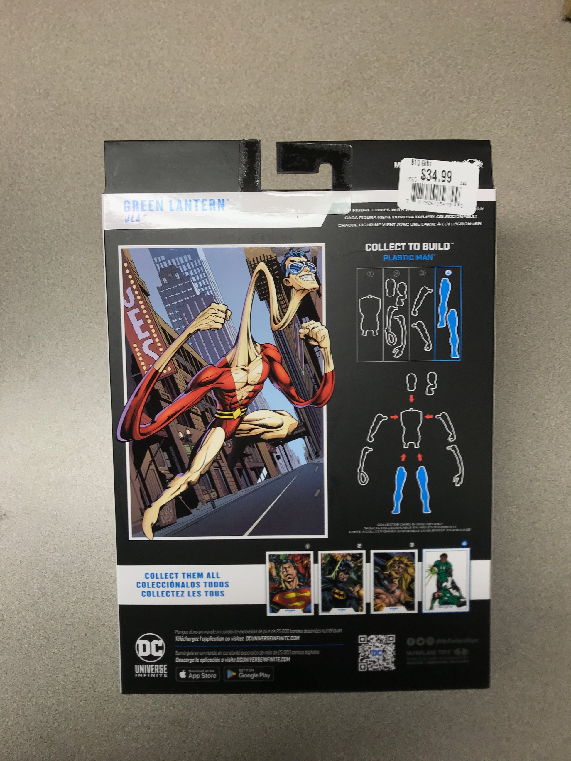 DC Multiverse Green Lantern JLA #22 2024 back of box