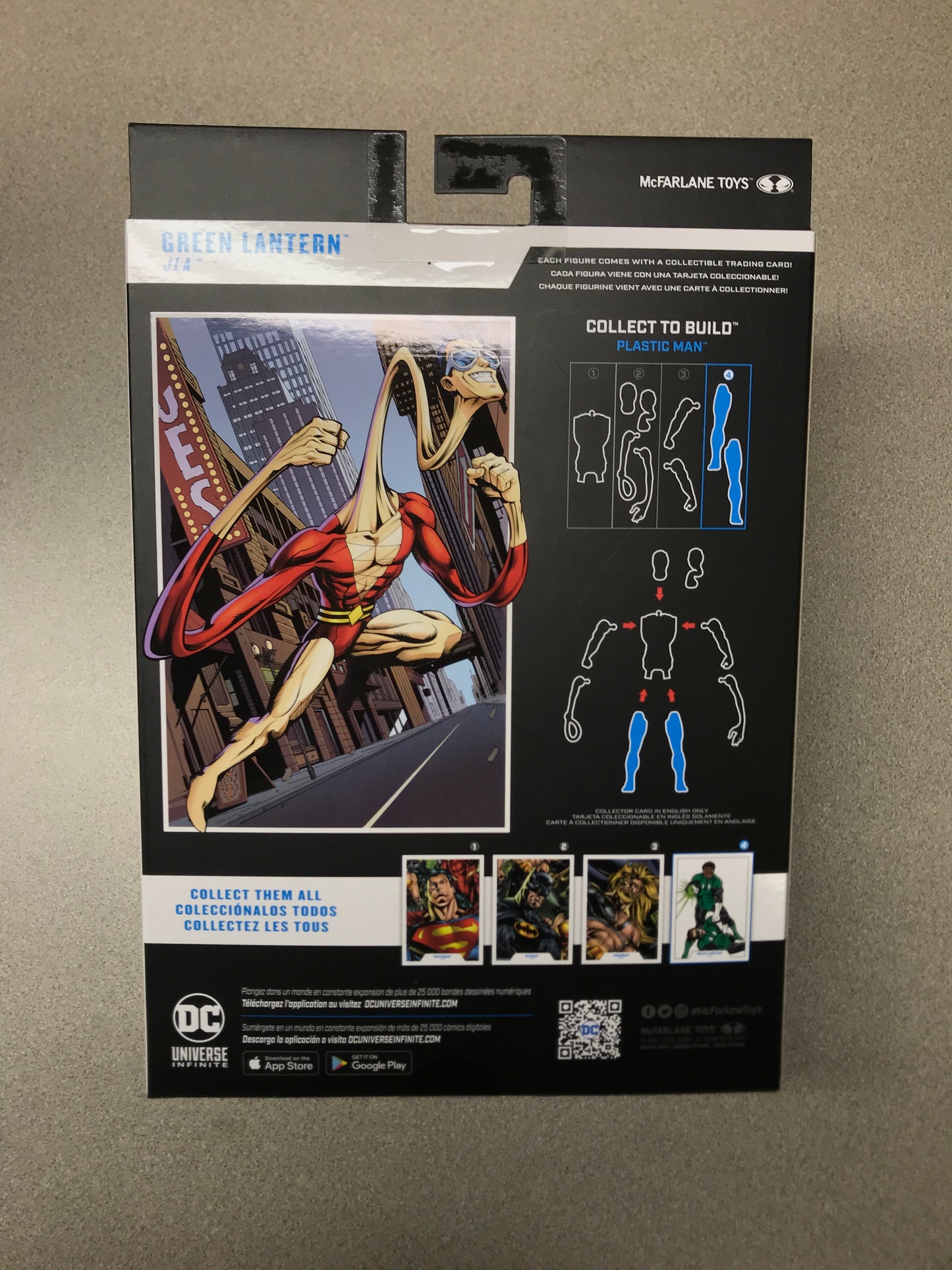 DC Multiverse Green Lantern JLA #22 Chase Piece back of box