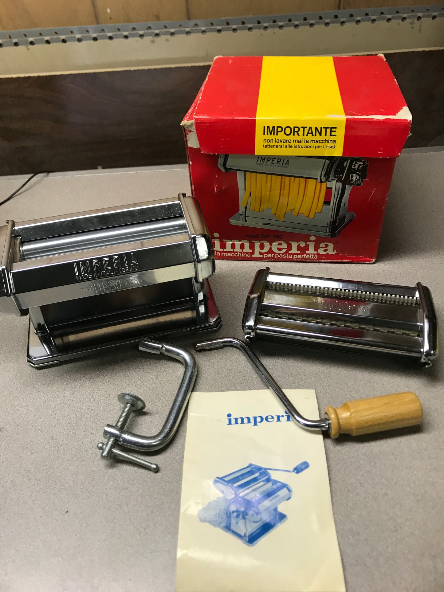 Imperia SP 150 6" Inch Rollers Pasta Machine