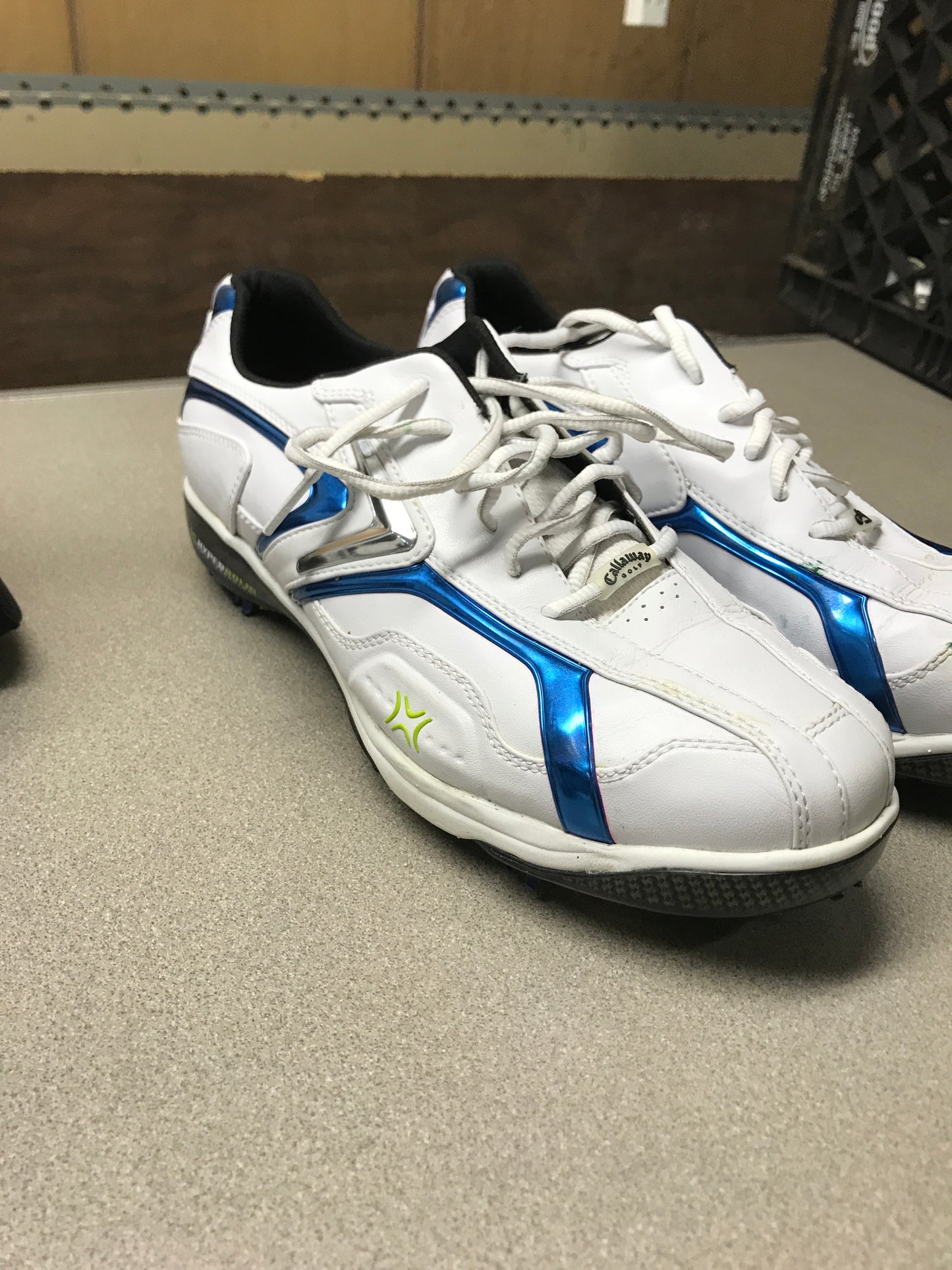 Callaway Hyperbolic 10.5 Men's Golf Cleat White side view