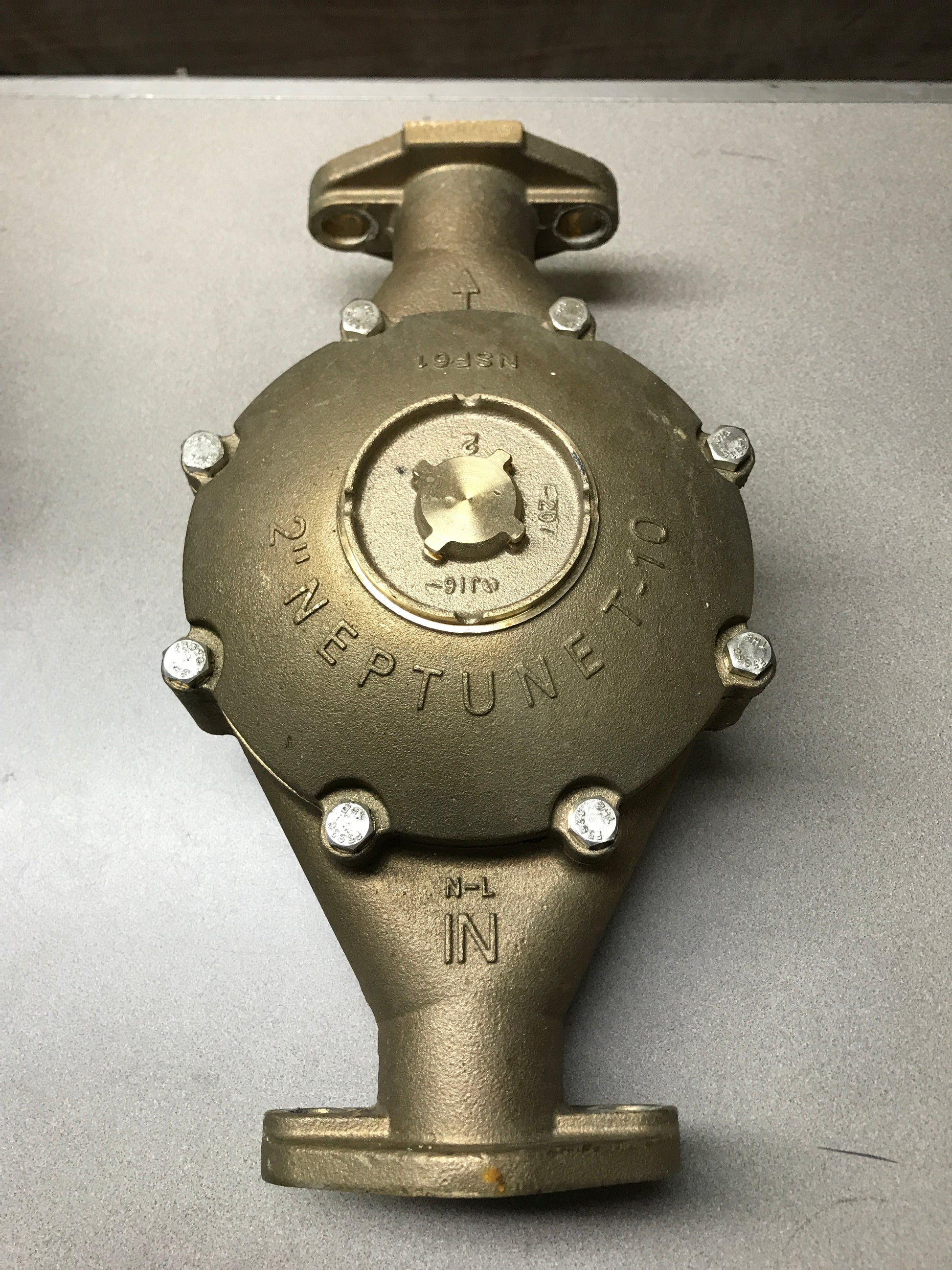 Neptune 2" T-10 Water Meter Low Profile top view