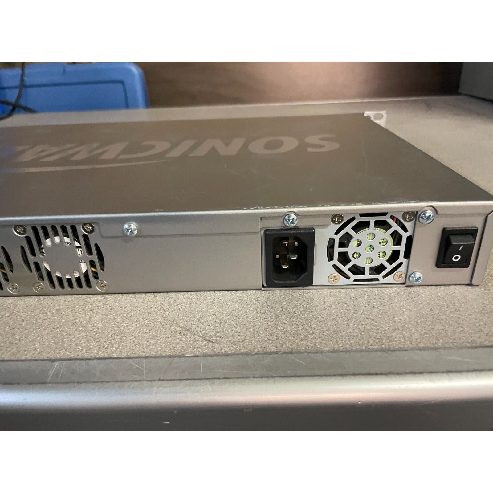 SonicWALL NSA 2400 Network Security Appliance Firewall back panel