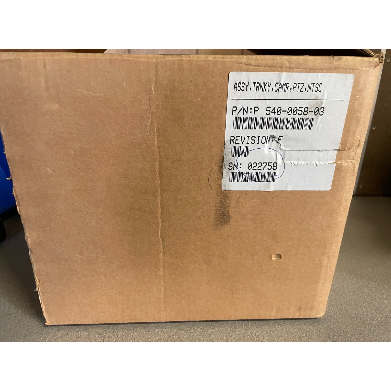 PictureTel Corporation PTZ-2N Camera box with product label