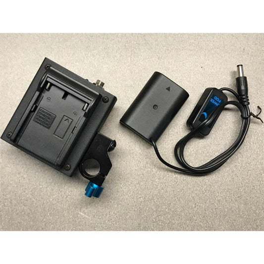 Indipro Power Grid with Dummy Battery to Power Panasonic GH3 GH4 using2 Sony L type Batteries