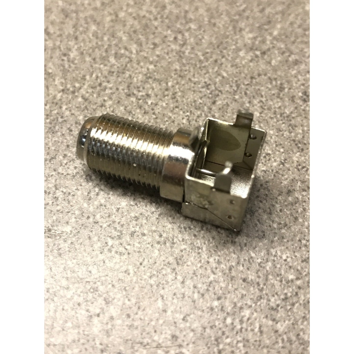 F-Type Female Panel Mount right angle CTP-156-CS2G - Lot of ~250 side view of connector