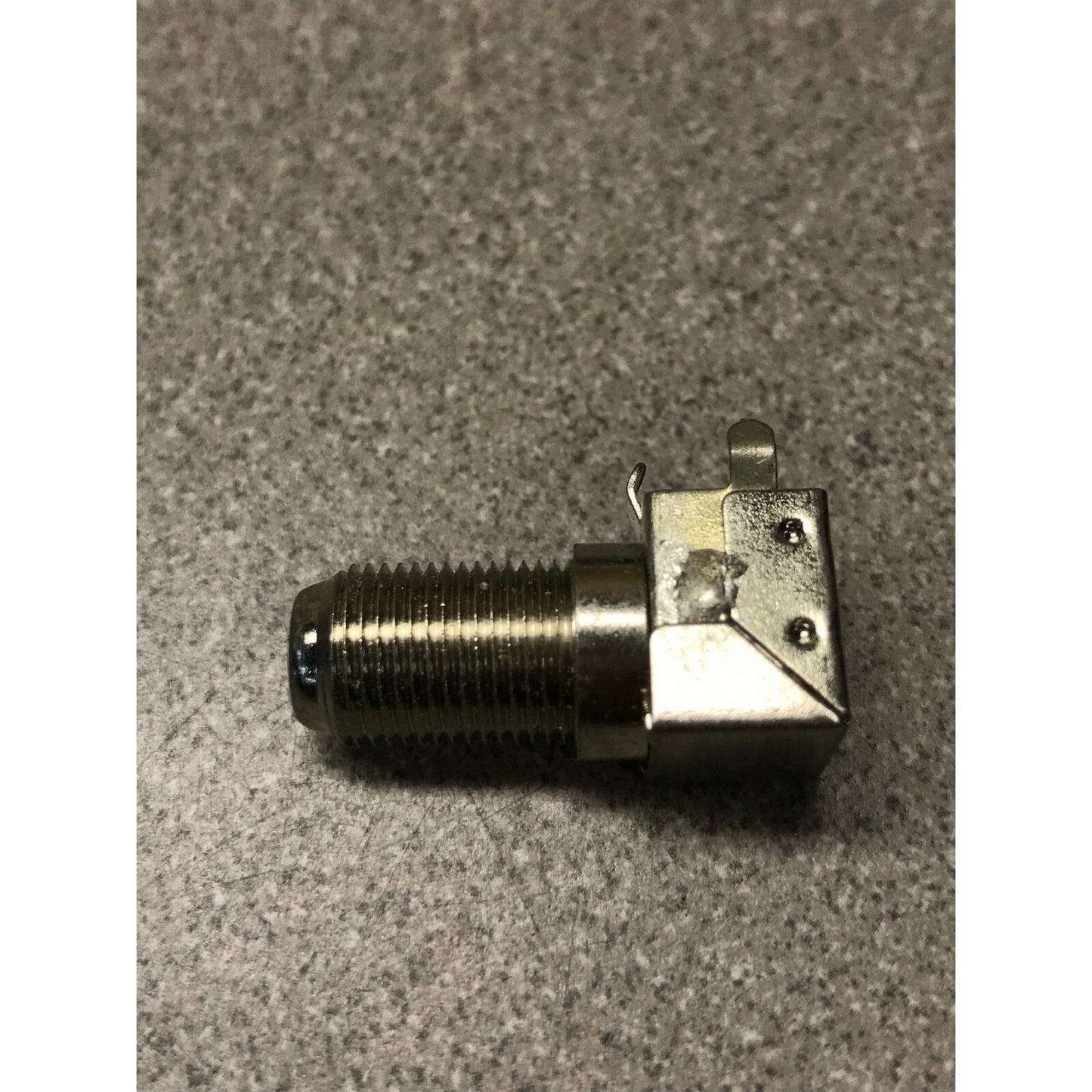 F-Type Female Panel Mount right angle CTP-156-CS2G - Lot of ~250 side view of connector