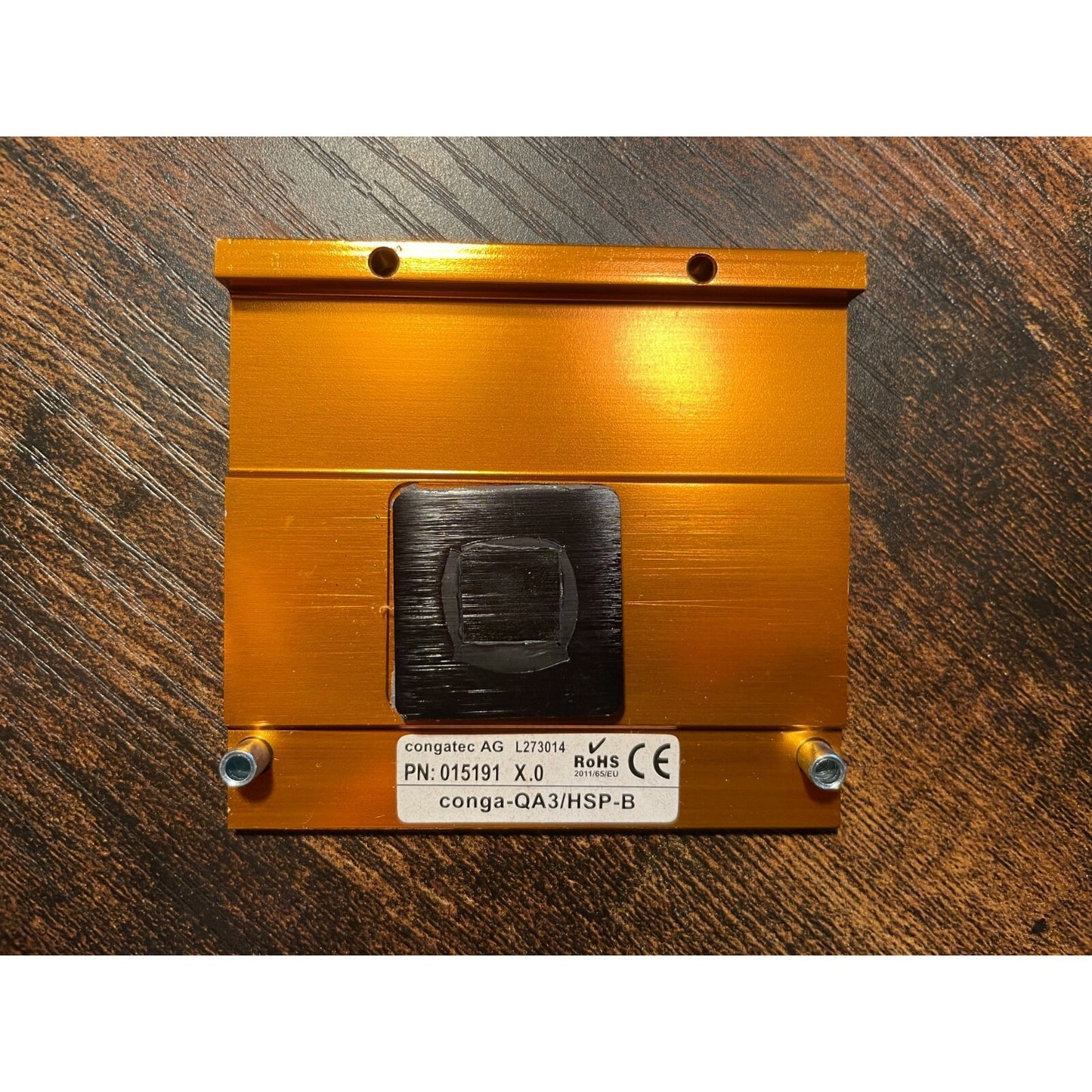 Congatec AG L273014, PN 015191 X.0 Heatsink Cooler - New back view with product label