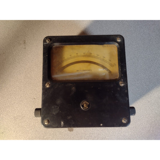 Jewell Electrical Instrument Co. Microampres Direct Current Meter