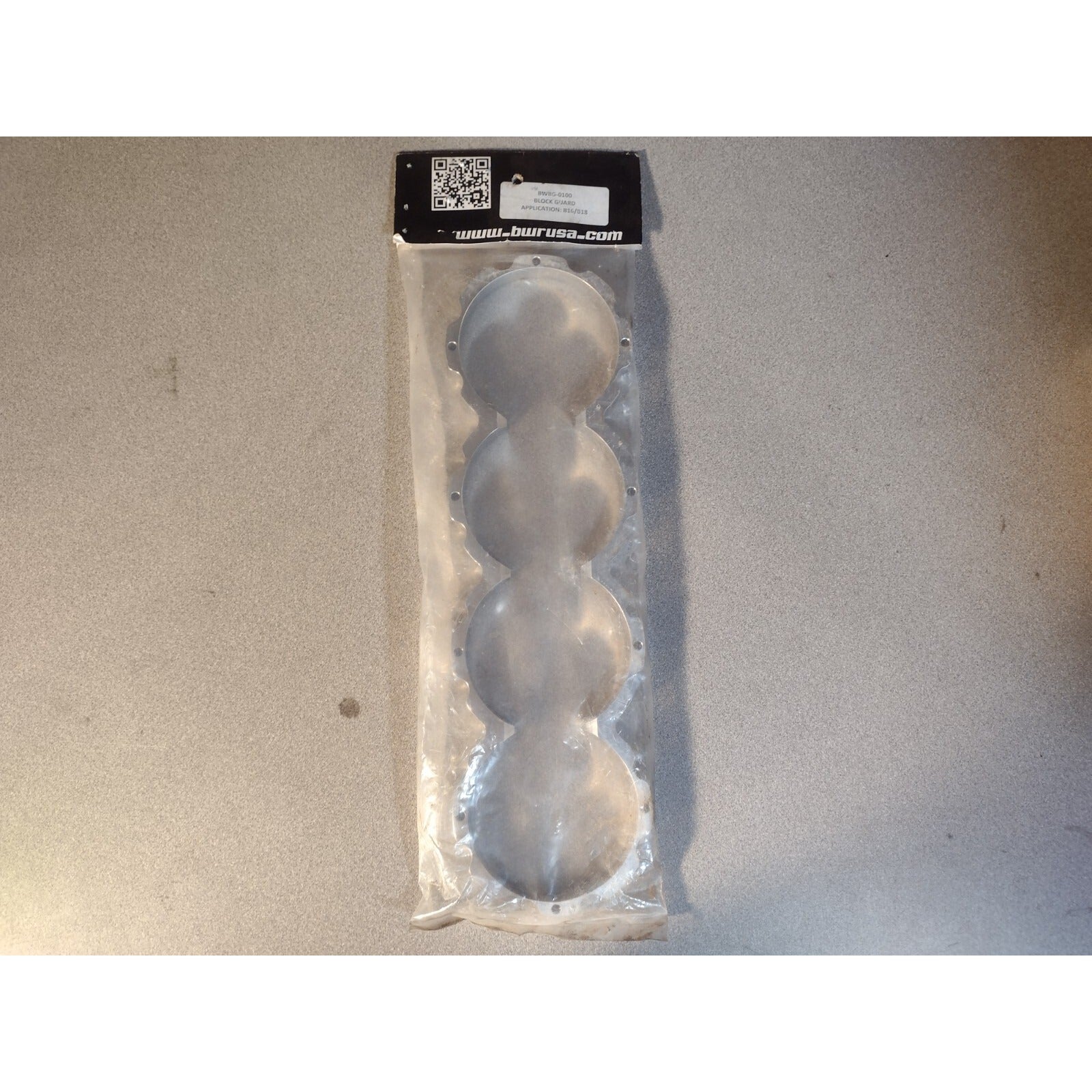 BWR BWBG-0100 Block Guard, Application B16/B18  back view in package