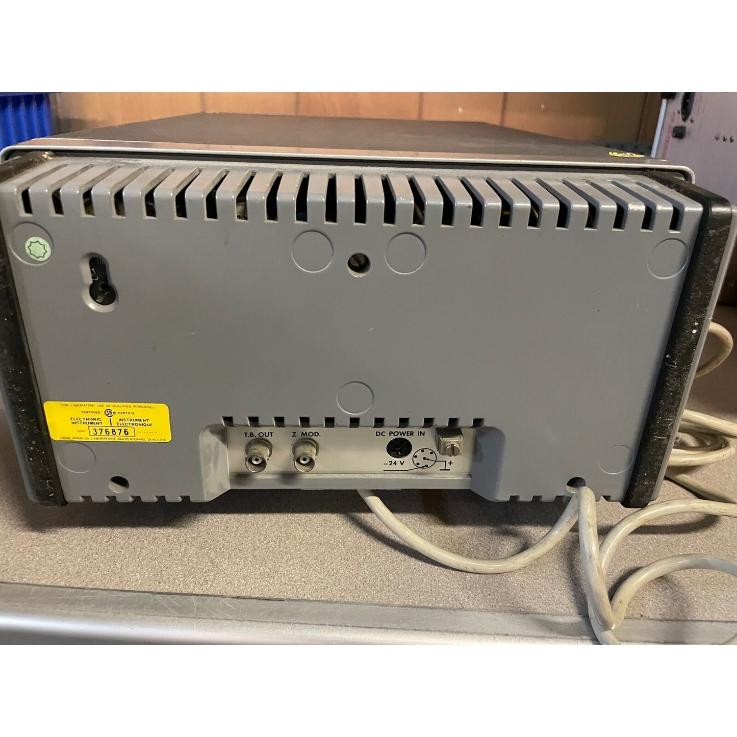 Philips PM 3232 0-10 MHz back panel