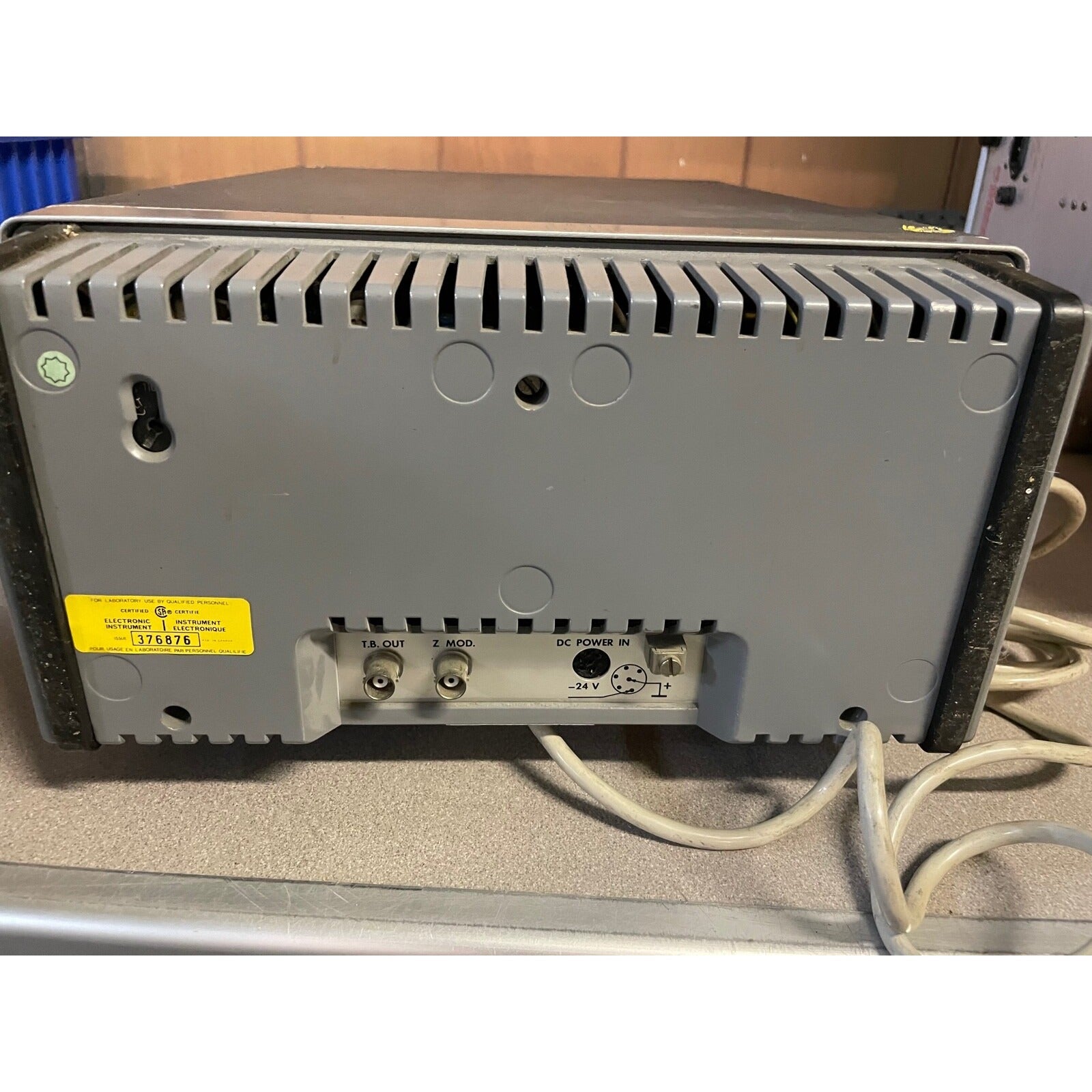 Philips PM 3232 0-10 MHz back panel