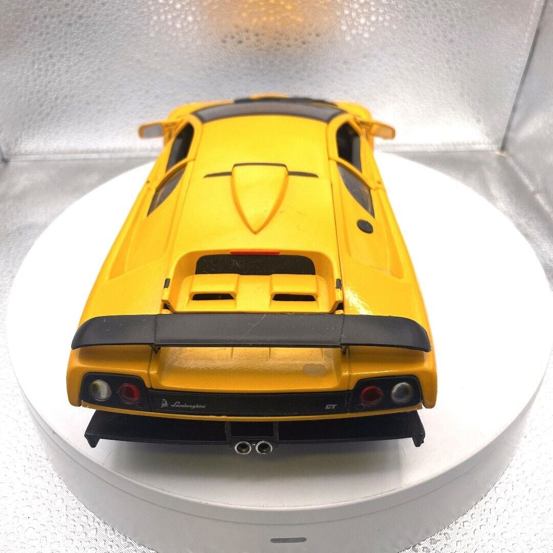 Motor Max Lamborghini Diablo GT Yellow, 1/18 Scale rear view