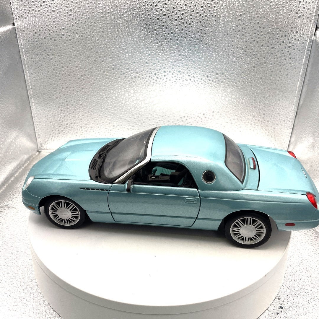 Maisto 2002 Thunderbird Light Blue Die Cast, Scale: 1/18, RARE COLOR! drivers side view