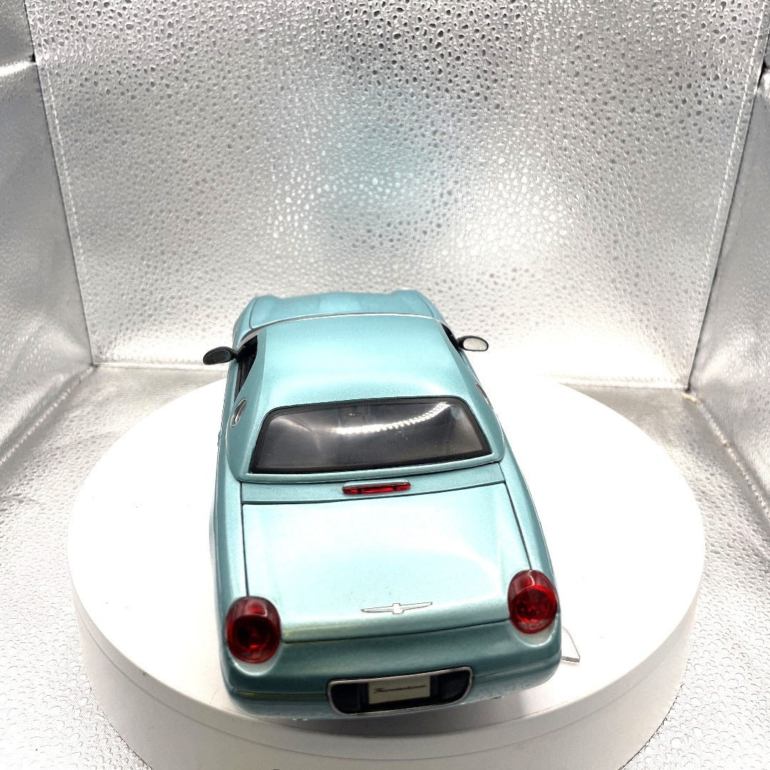 Maisto 2002 Thunderbird Light Blue Die Cast, Scale: 1/18, RARE COLOR! backend/trunk view