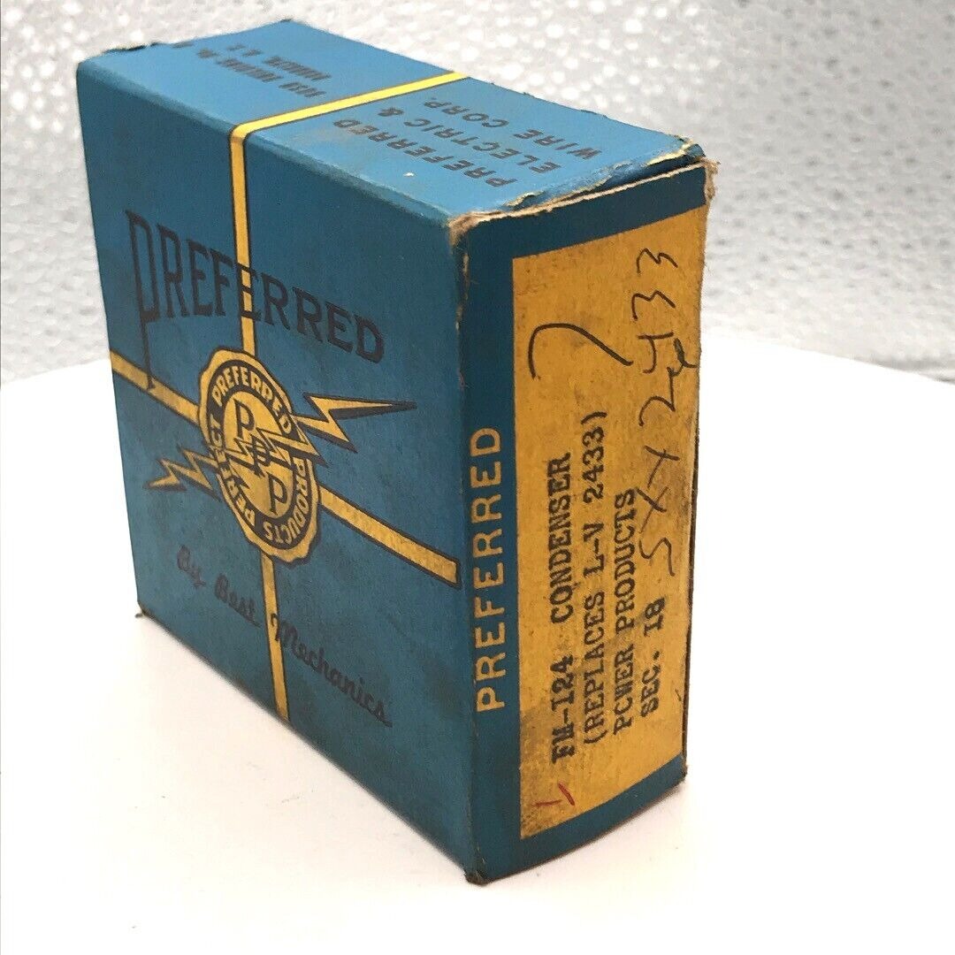 Preferred FM-I24 Condenser box label