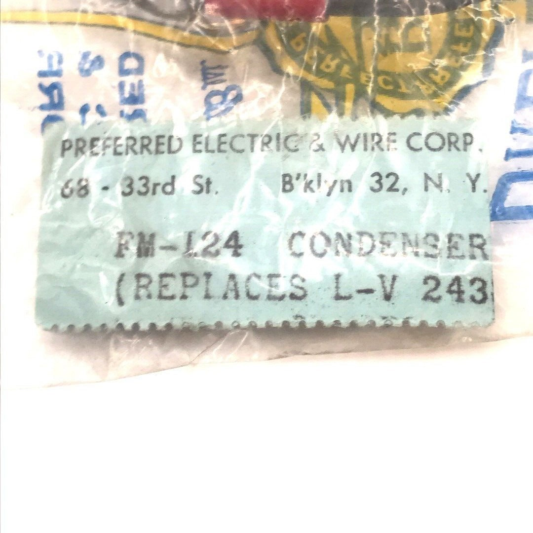 Preferred FM-I24 Condenser label