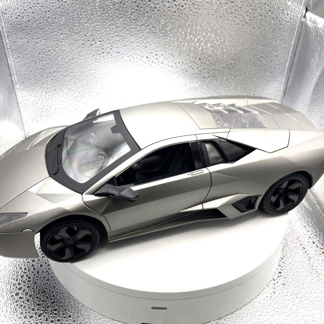  Lamborghini Reventón Silver Die Cast Scale: 1/14, RC Car ONLY driver's side view
