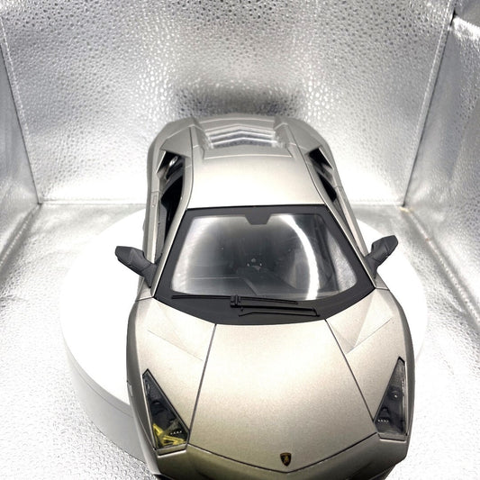  Lamborghini Reventón Silver Die Cast Scale: 1/14, RC Car ONLY  front view