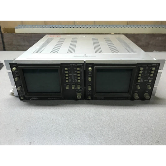 Leader Waveform Monitor NTSC Vectorscope 5860C 5850C front panel view