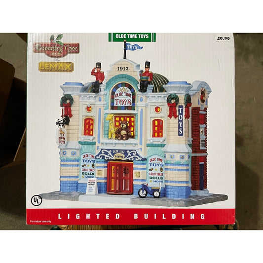 Lemax Olde Time Toys front of box with item picture