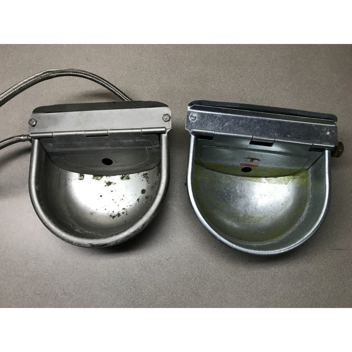 Little Giant Automatic Waterer Livestock Water Bowls with Float Control - Set of 2 top view