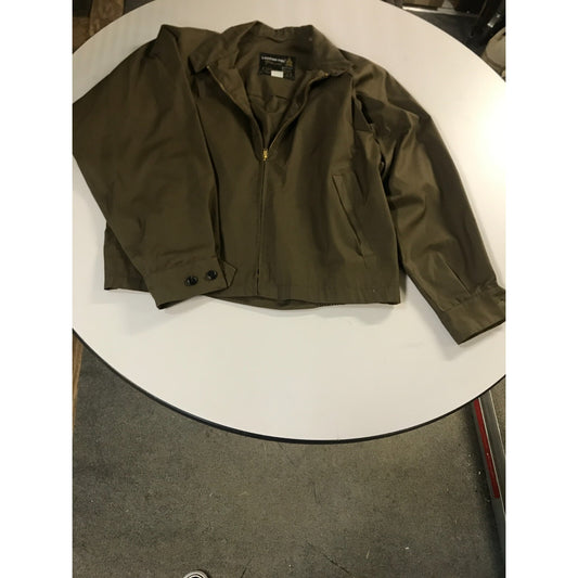London Fog MainCoats Mens Brown Jacket Size 40R, Cotton/Poly Blend, Washable front view
