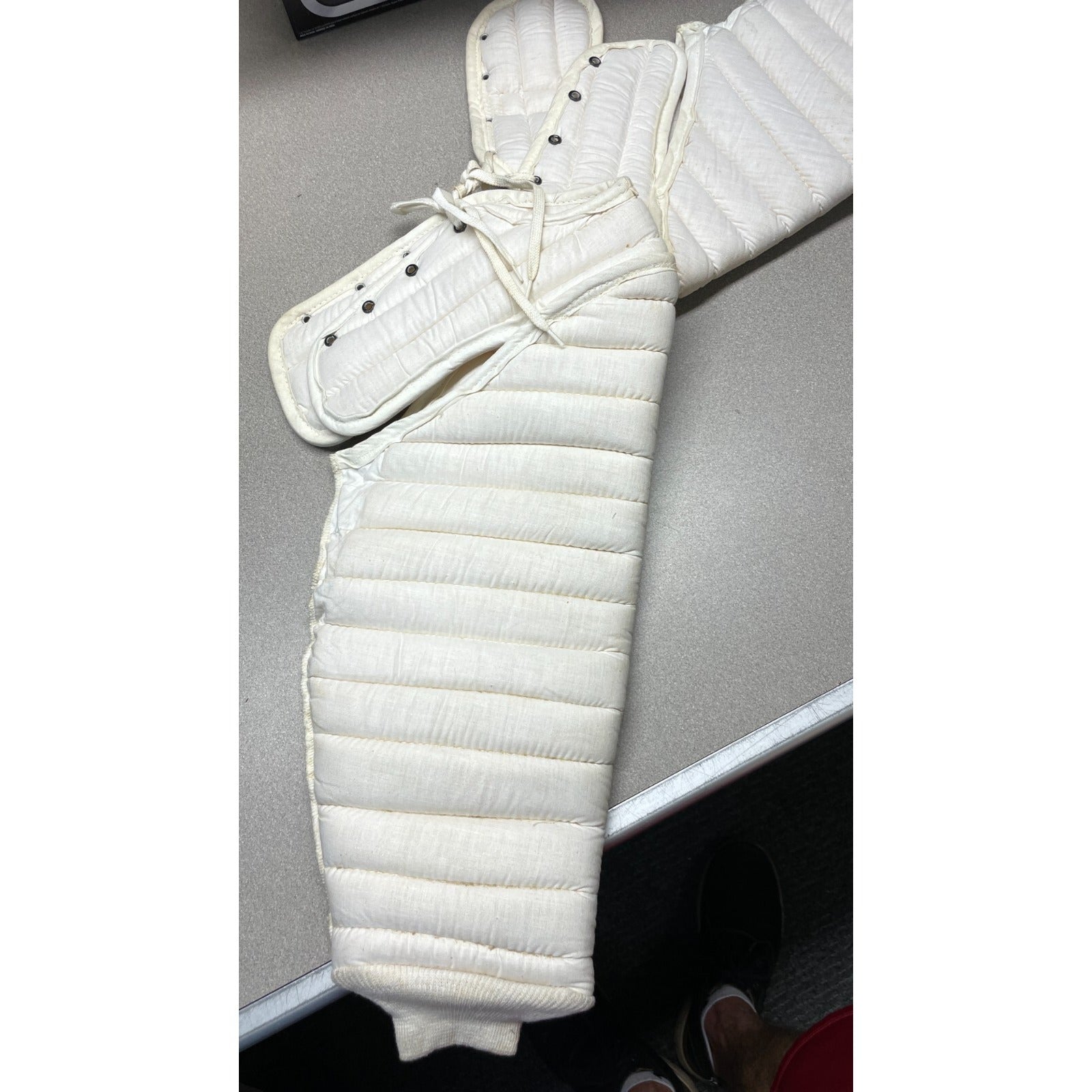 CCM Model 5202 Size S Athletic Padding sideview with lacings