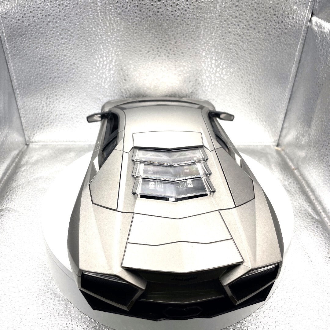  Lamborghini Reventón Silver Die Cast Scale: 1/14, RC Car ONLY rear view