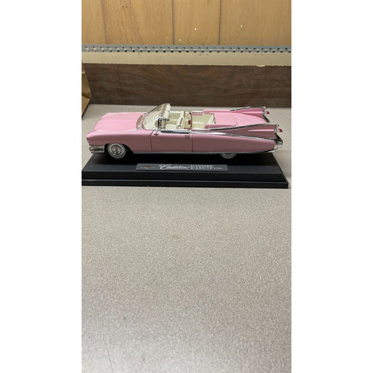 Maisto 1959 Eldorado Biarritz Pink Die Cast, Scale: 1/18 driver's side view