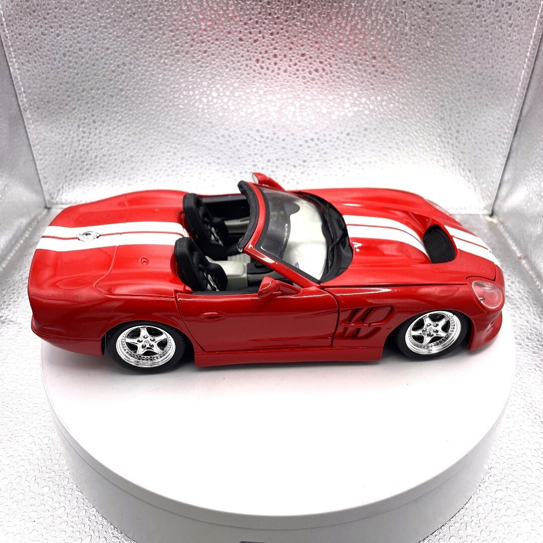 Maisto 1999 Shelby Series One Red Die Cast, Scale: 1/18 11614 passenger side view