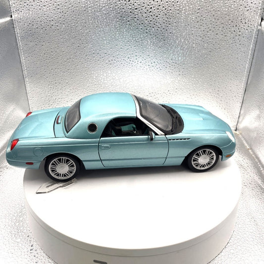 Maisto 2002 Thunderbird Light Blue Die Cast, Scale: 1/18, RARE COLOR! passenger side view