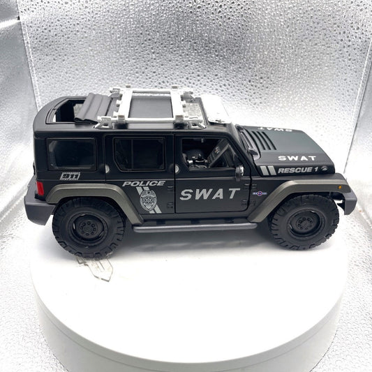 Maisto Jeep Rescue Concept SWAT Black Die Cast, Scale: 1/18, 11532 passenger side view